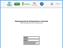 Tablet Screenshot of infra.baraodemaua.br